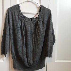 Loft Pleated Sweater